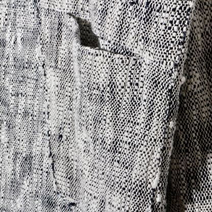 0 Count KhadiCotton Jacket / wh×na