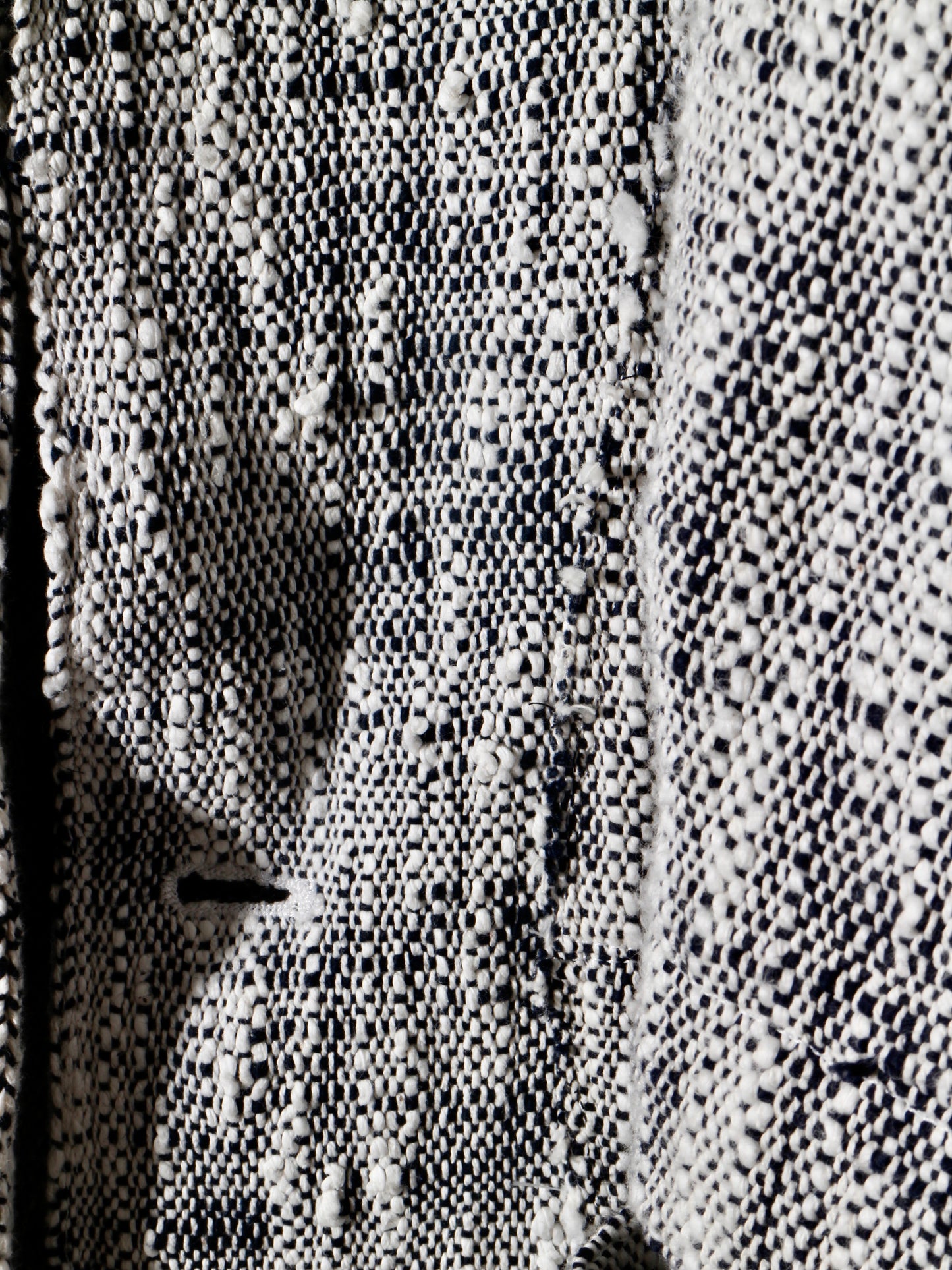 0 Count KhadiCotton Jacket / wh×na