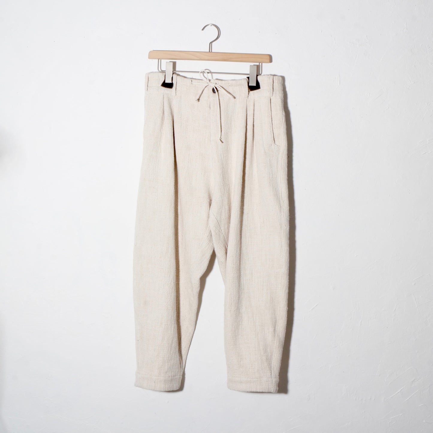 0 Count KhadiCotton  Gokuraku Pants/ off white