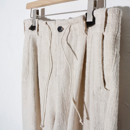 0 Count KhadiCotton  Gokuraku Pants/ off white