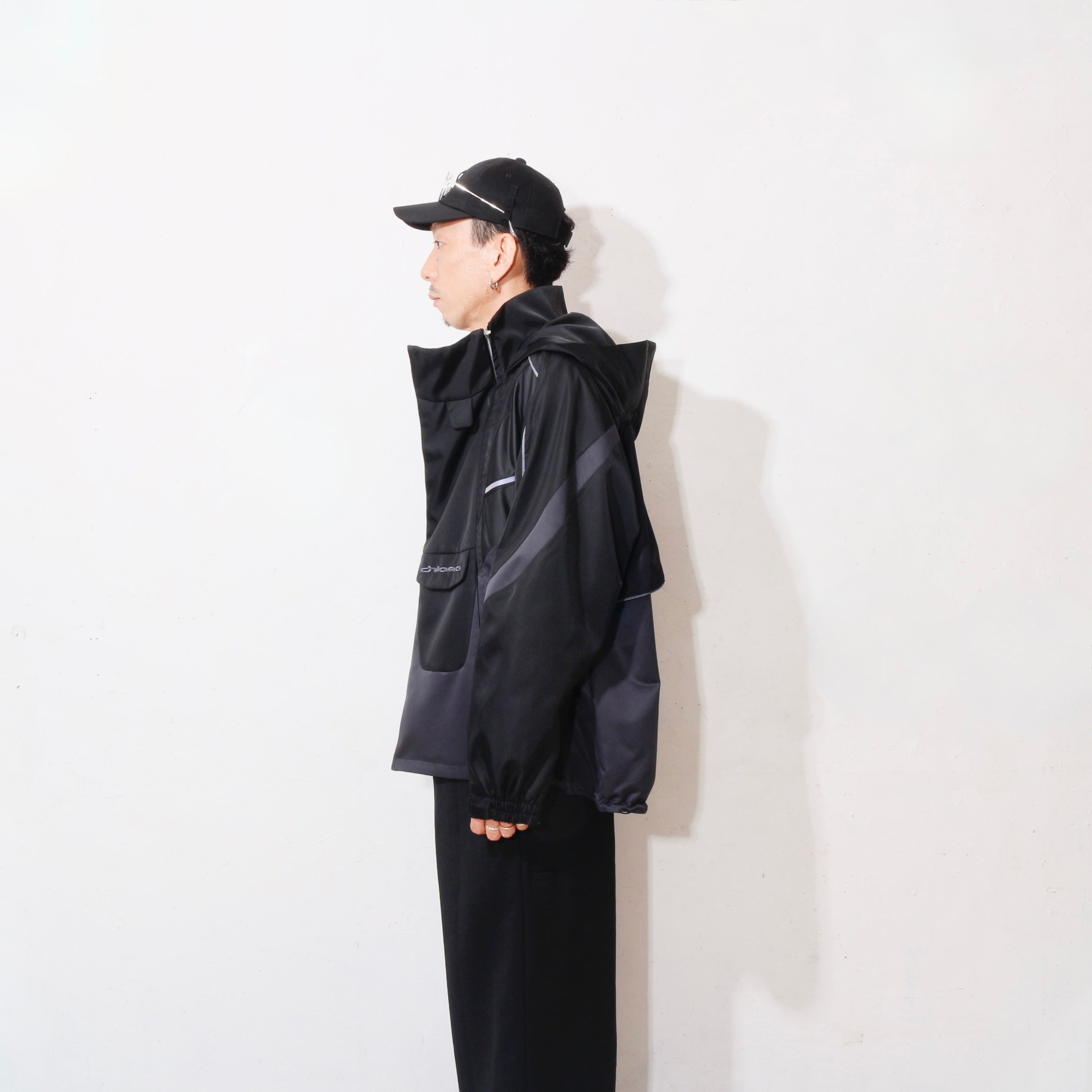 Y2K Anorak : division / cosmic black – MIKIRIHASSHIN OFFICIAL