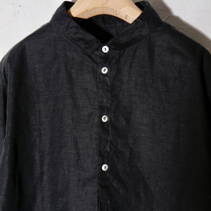 大麻シャツ大 / 墨黒