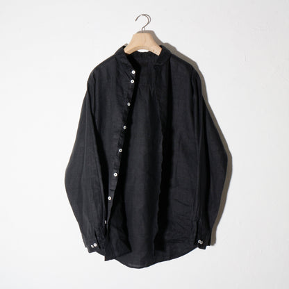 大麻シャツ大 / 墨黒