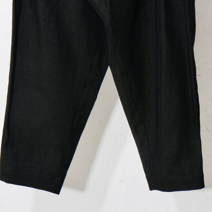 Linen Wool Gokuraku Pants / khaki black
