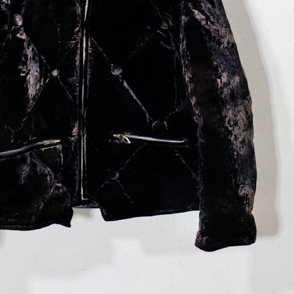 VICTORIAN SOFA DOWN JACKET / black