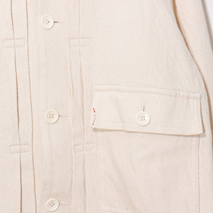 written by /thick twill denim jacket /natural
