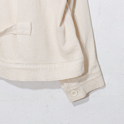 written by /thick twill denim jacket /natural