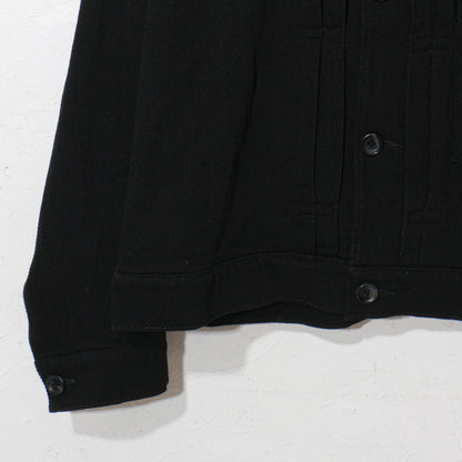 written by /thick twill denim jacket /black