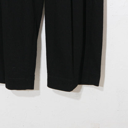 written by /thick twill slacks pants / black