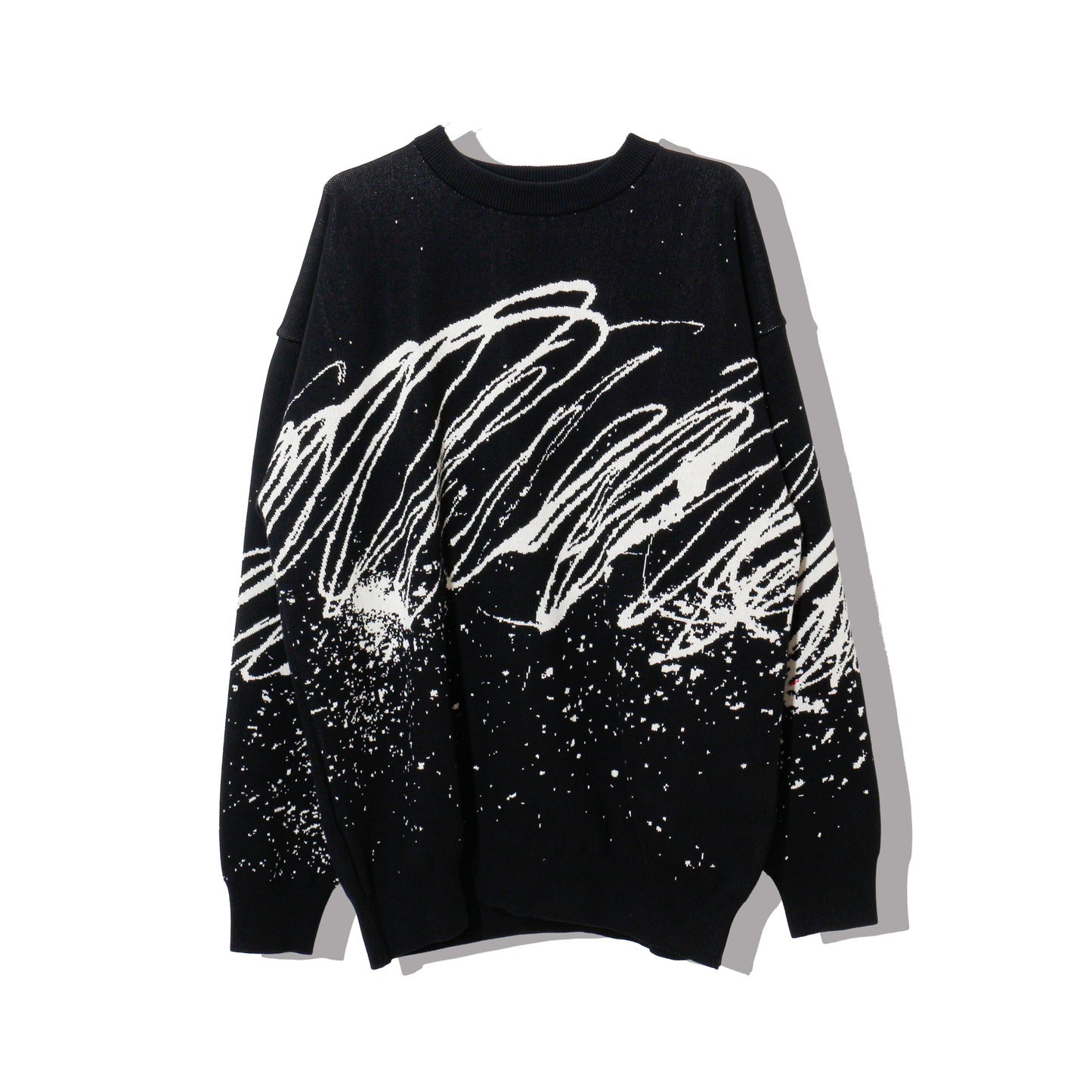 written by /drawing motif knit / black