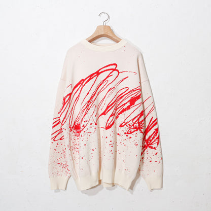 written by /drawing motif knit / natural