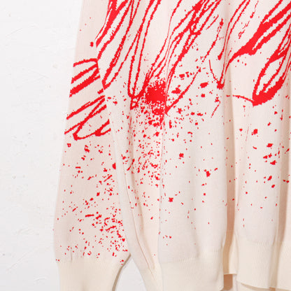 written by /drawing motif knit / natural