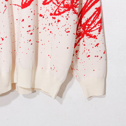 written by /drawing motif knit / natural