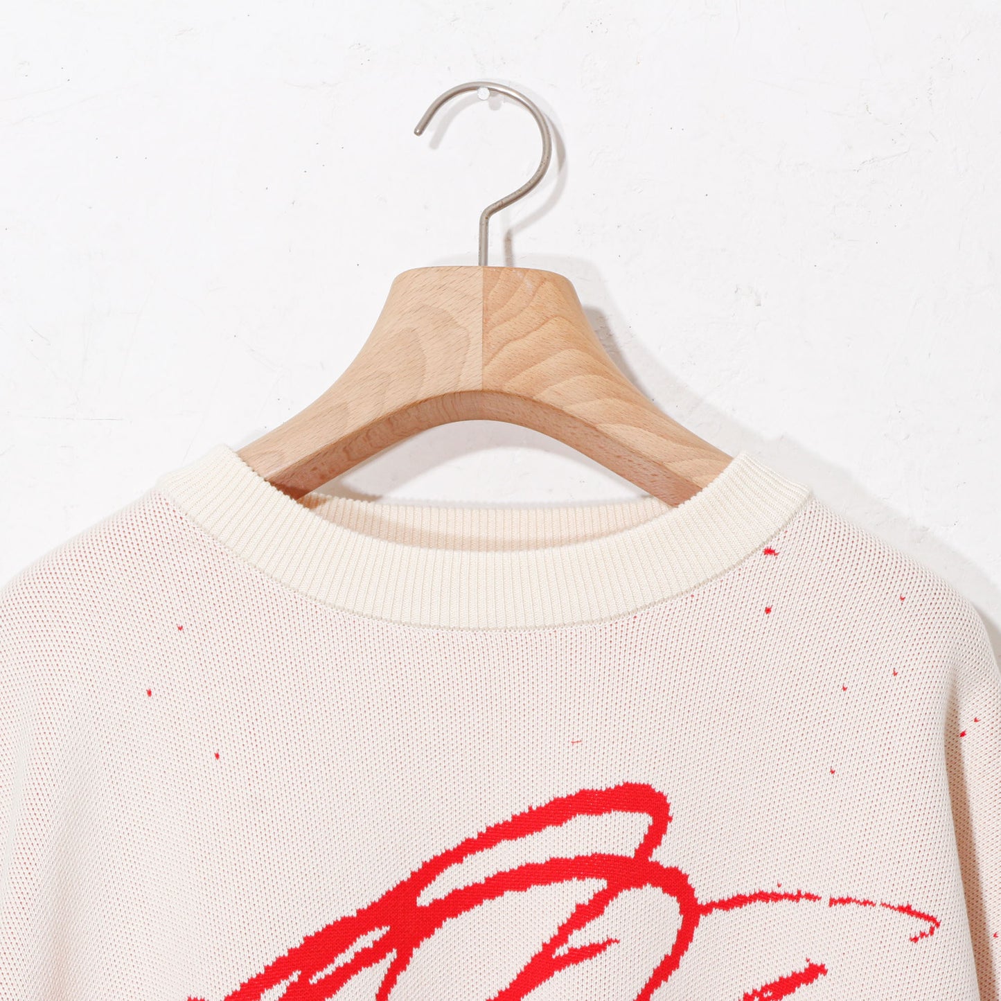 written by /drawing motif knit / natural