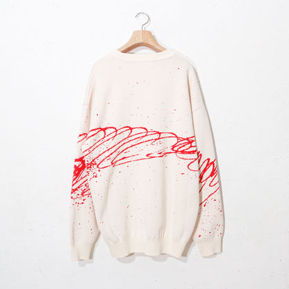 written by /drawing motif knit / natural