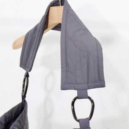 Cell Quilt Bag / charcoal