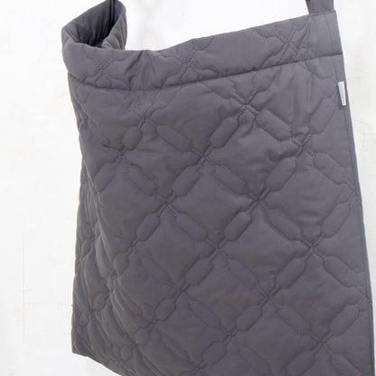 Cell Quilt Bag / charcoal