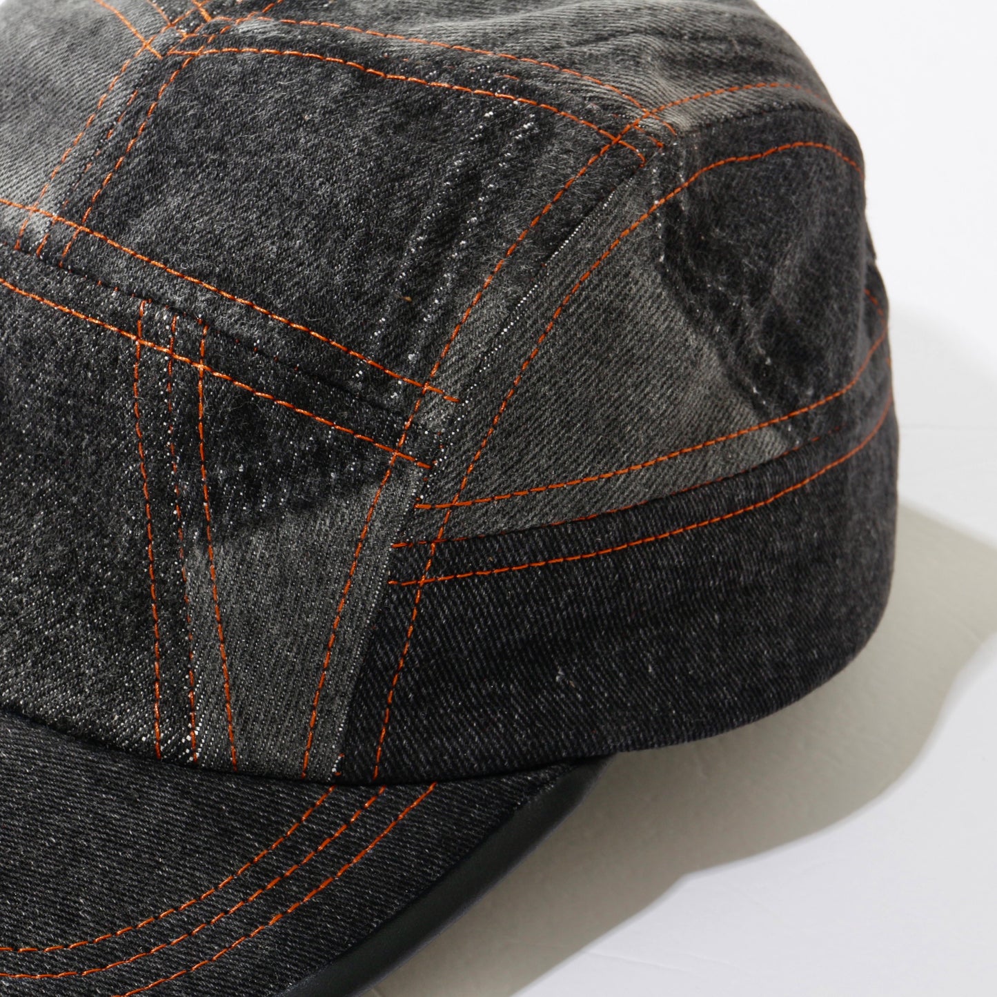 nir / Black Denim Pachwork Cap / ※受注商品となります