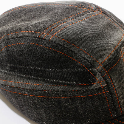 nir / Black Denim Pachwork Cap / ※受注商品となります