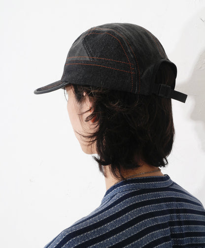 nir / Black Denim Pachwork Cap / ※受注商品となります