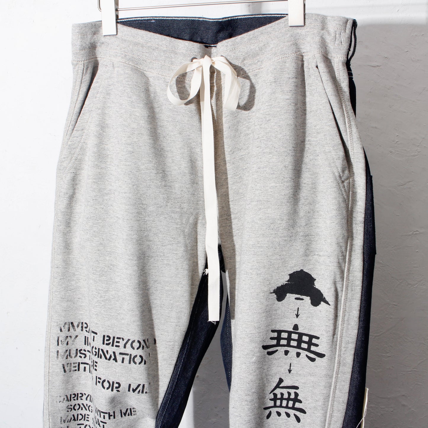 POTTO / custom denim sweat pants