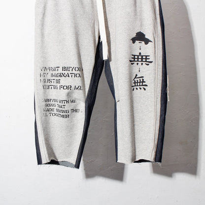 POTTO / custom denim sweat pants