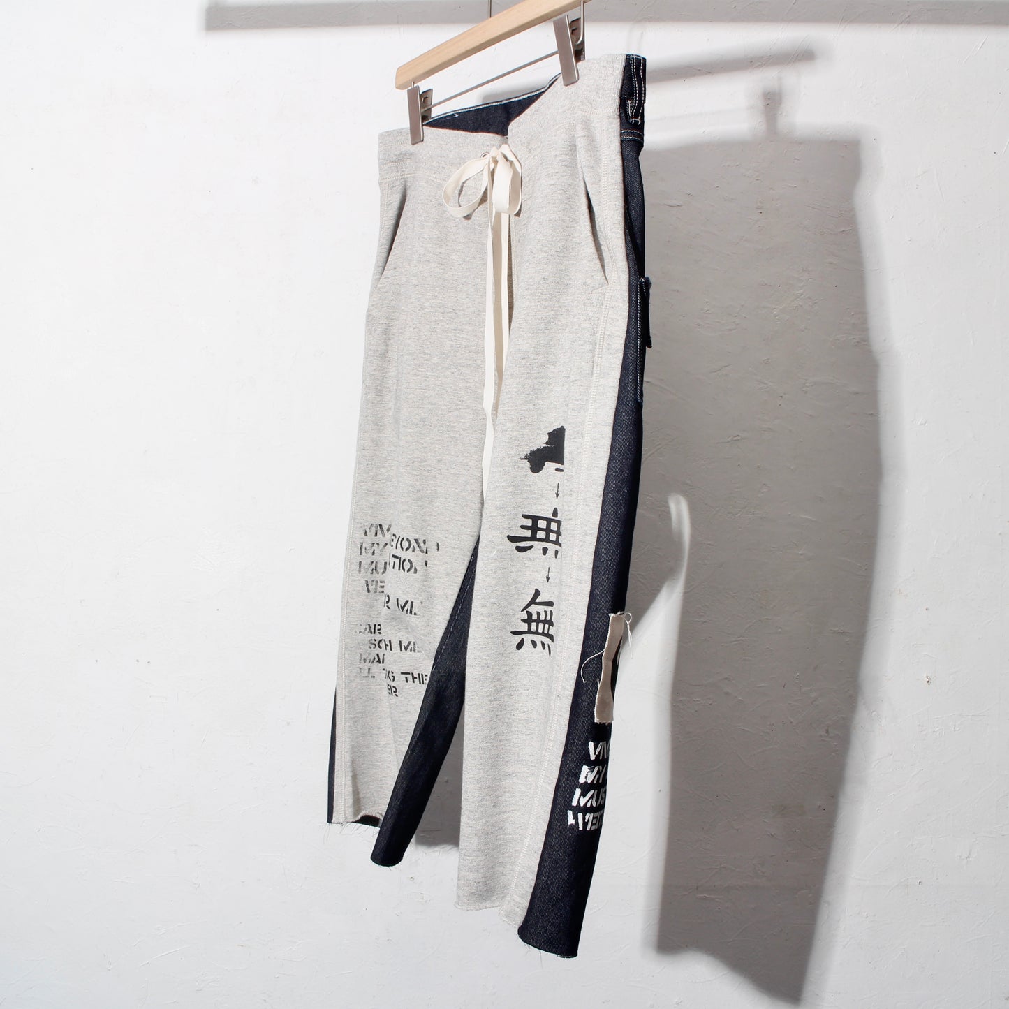 POTTO / custom denim sweat pants