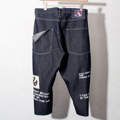 POTTO / custom denim sweat pants