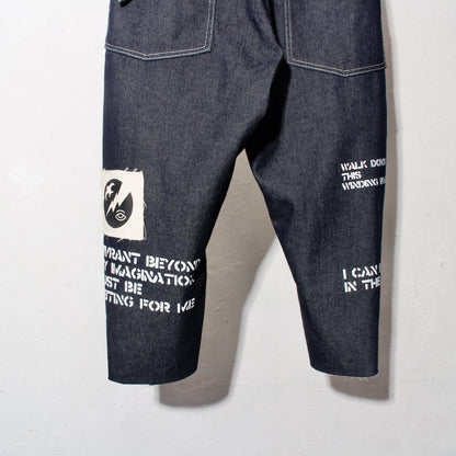 POTTO / custom denim sweat pants