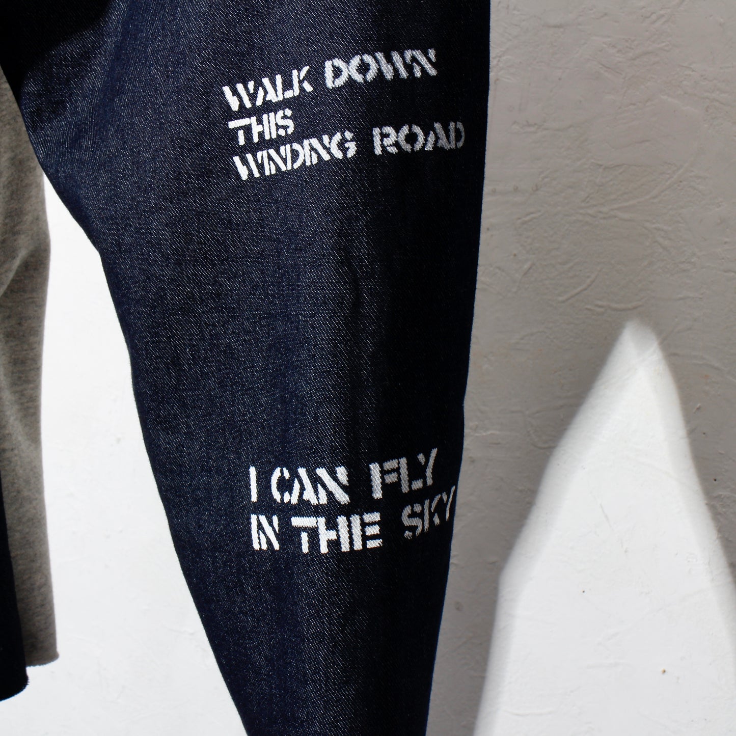 POTTO / custom denim sweat pants