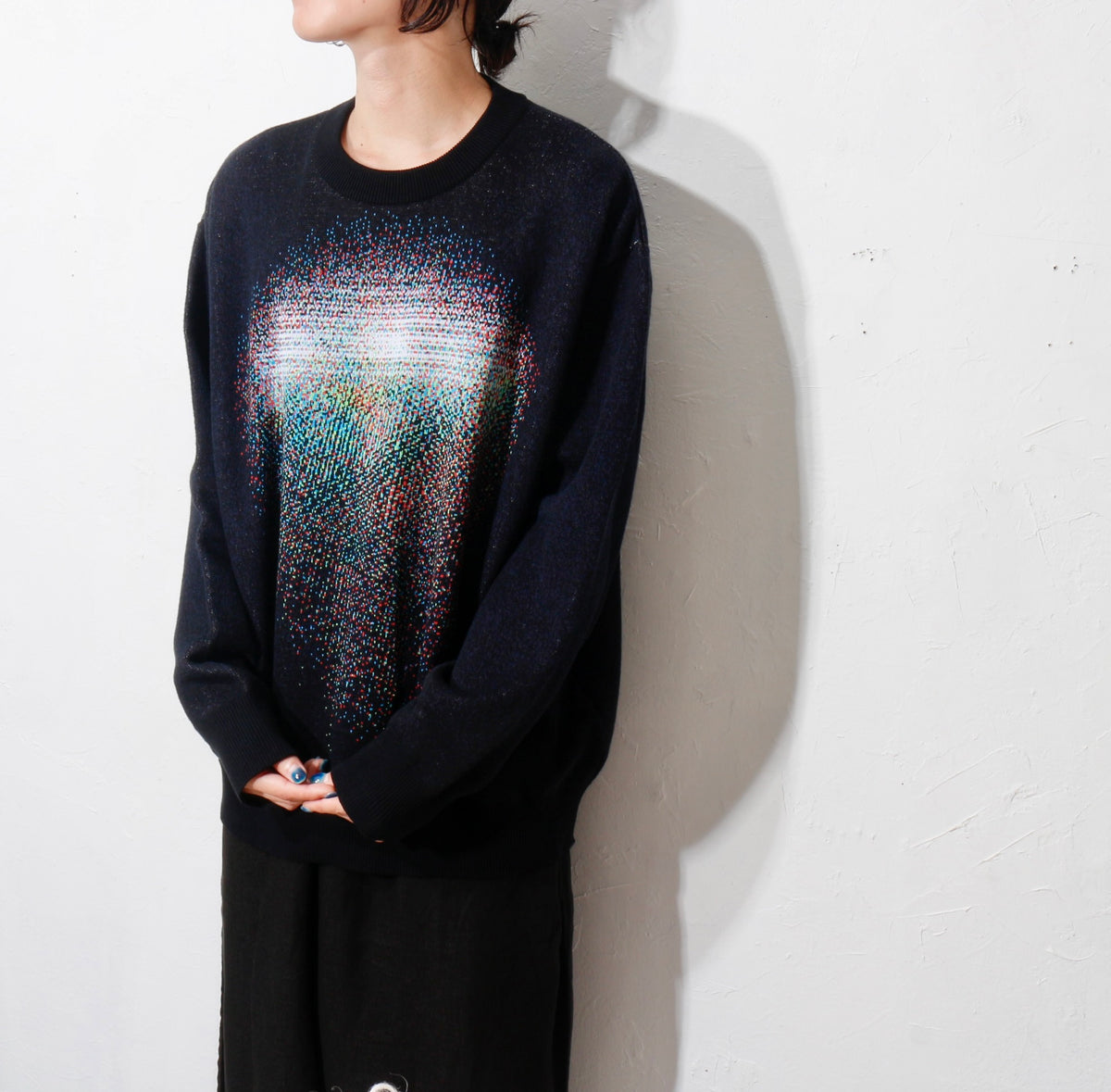 Photon_Knit_Sweater / black