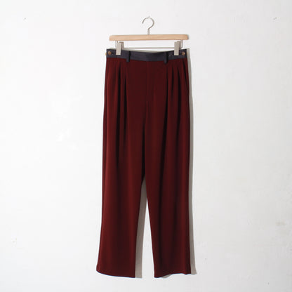 Moc_Trousers / burgundy