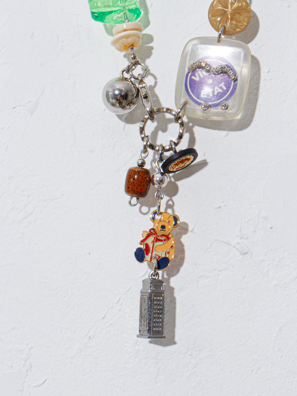 【LEO GON'DO】ROSARY Necklace No,13 WOOD / DICE / TEDDY