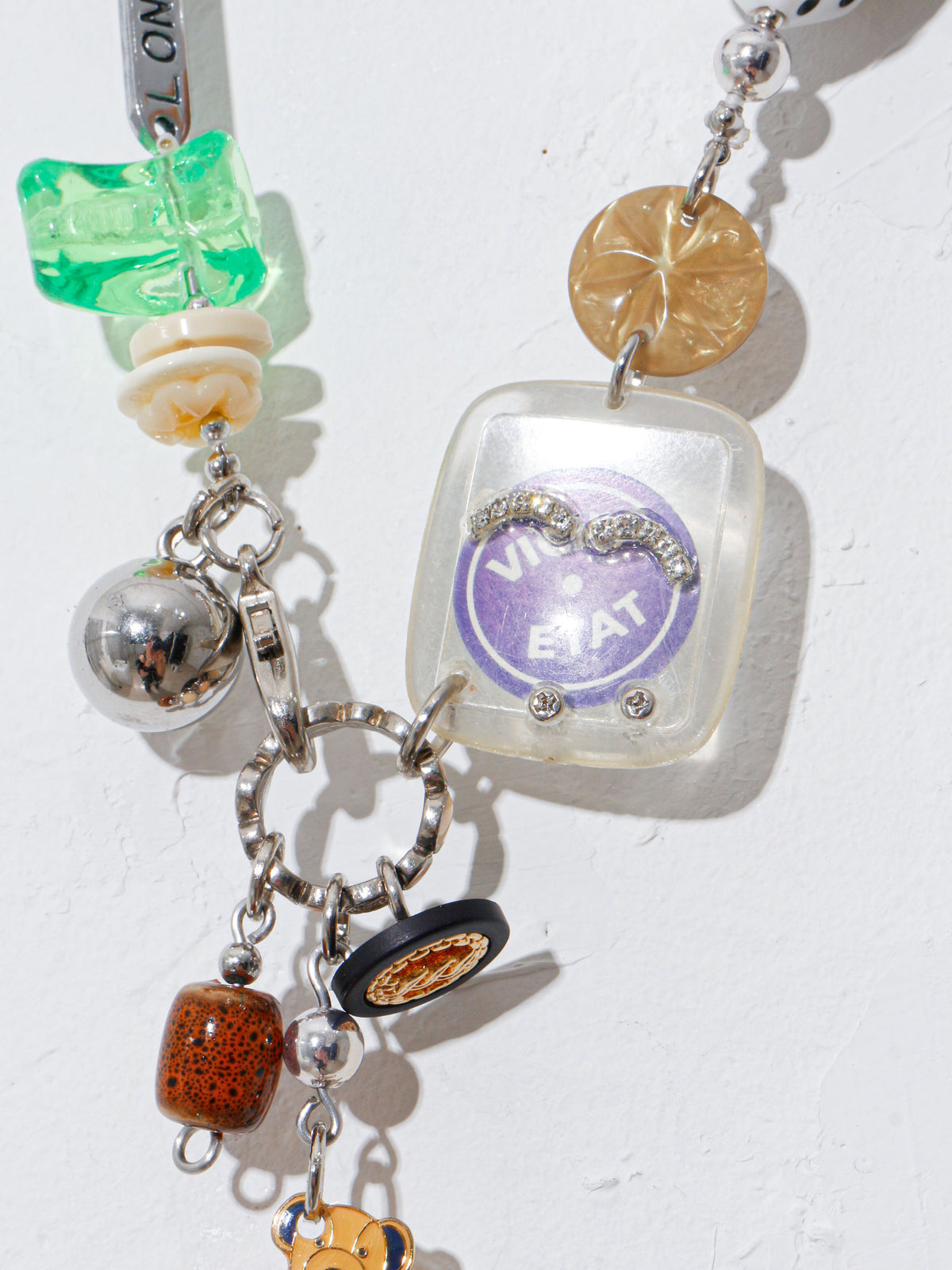 【LEO GON'DO】ROSARY Necklace No,13 WOOD / DICE / TEDDY
