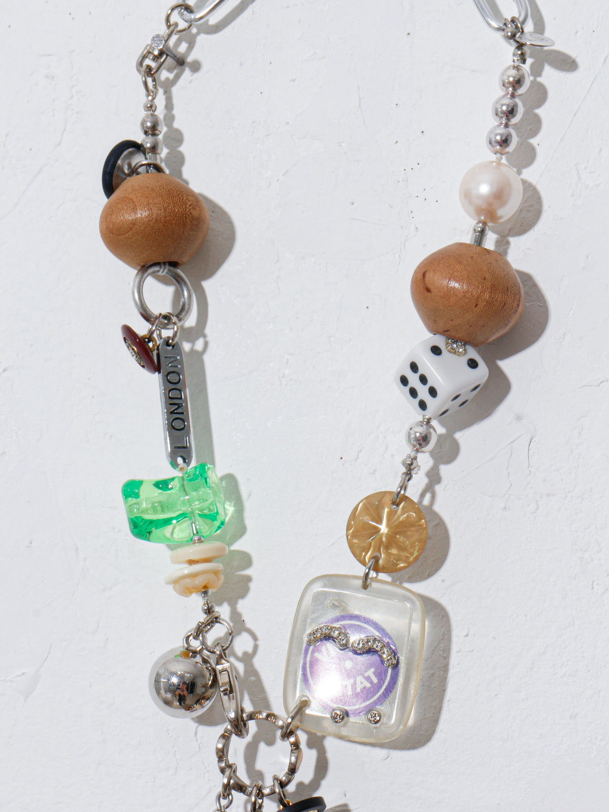 【LEO GON'DO】ROSARY Necklace No,13 WOOD / DICE / TEDDY