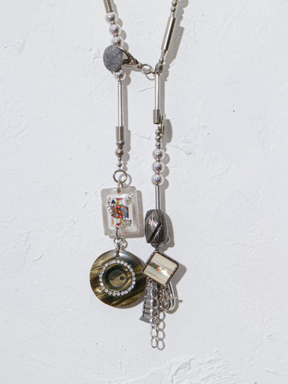 【LEO GON'DO】ROSARY Necklace No,9 BUTTON / OBJECT CLUSTER