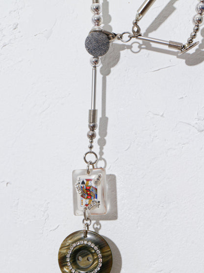 【LEO GON'DO】ROSARY Necklace No,9 BUTTON / OBJECT CLUSTER
