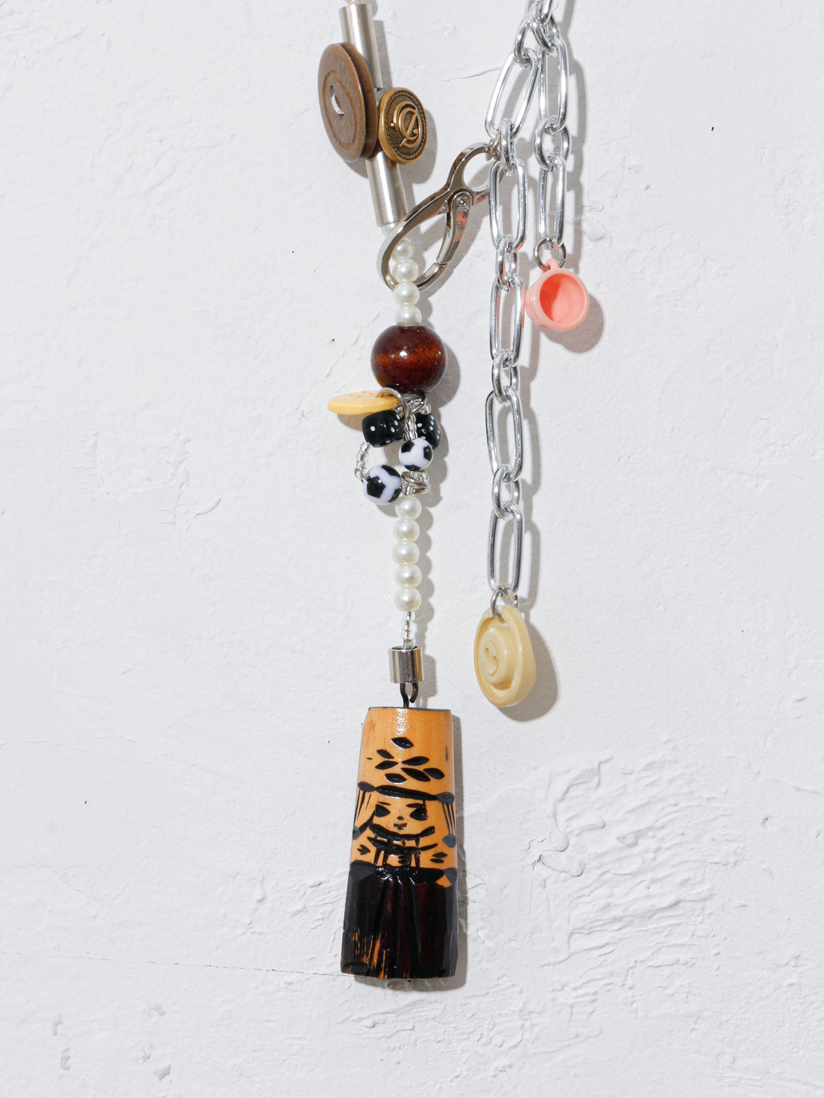【LEO GON'DO】ROSARY Necklace No,1 DICE / CHAIN / FOUND OBJECTS