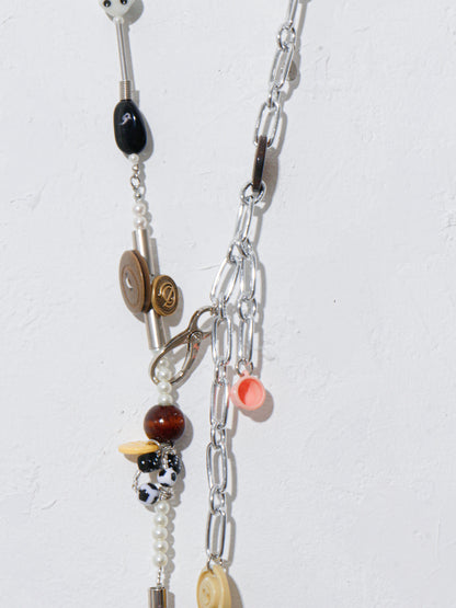 【LEO GON'DO】ROSARY Necklace No,1 DICE / CHAIN / FOUND OBJECTS