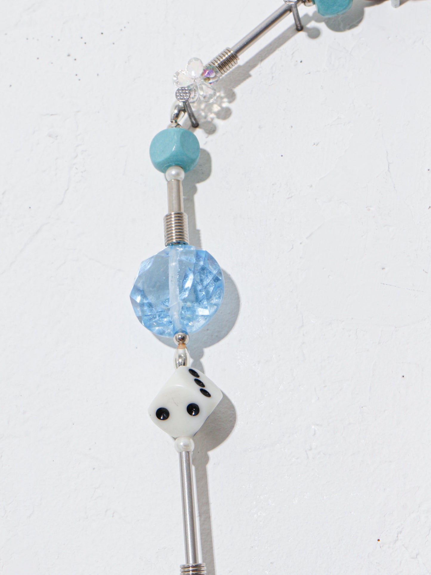 【LEO GON'DO】ROSARY Necklace No,1 DICE / CHAIN / FOUND OBJECTS