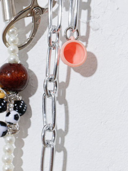 【LEO GON'DO】ROSARY Necklace No,1 DICE / CHAIN / FOUND OBJECTS