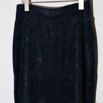 Lunar Velour Skirt / charcoal