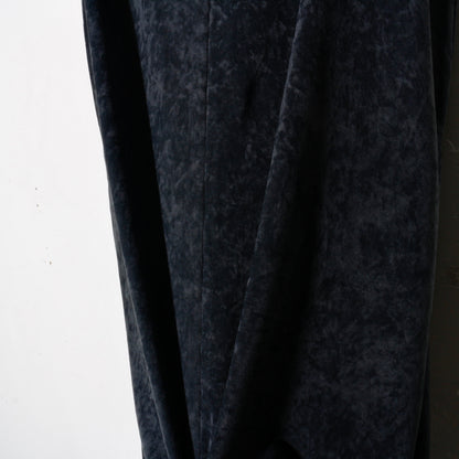 Lunar Velour Skirt / charcoal