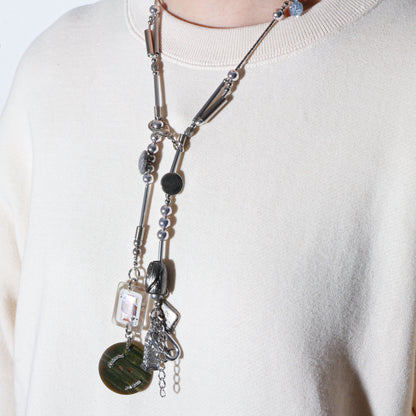 【LEO GON'DO】ROSARY Necklace No,9 BUTTON / OBJECT CLUSTER