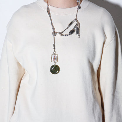 【LEO GON'DO】ROSARY Necklace No,9 BUTTON / OBJECT CLUSTER