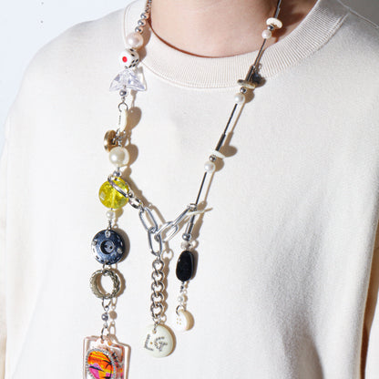 【LEO GON'DO】ROSARY Necklace No,3 PEARL / DICE / GRAPHIC