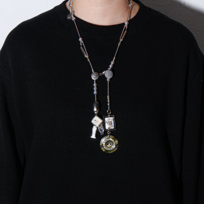 【LEO GON'DO】ROSARY Necklace No,9 BUTTON / OBJECT CLUSTER