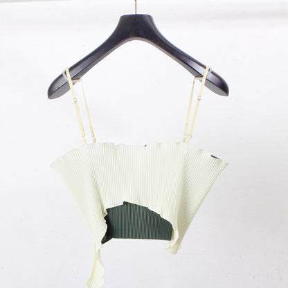 to do kotohayokozawa / feering wave camisole / khaki