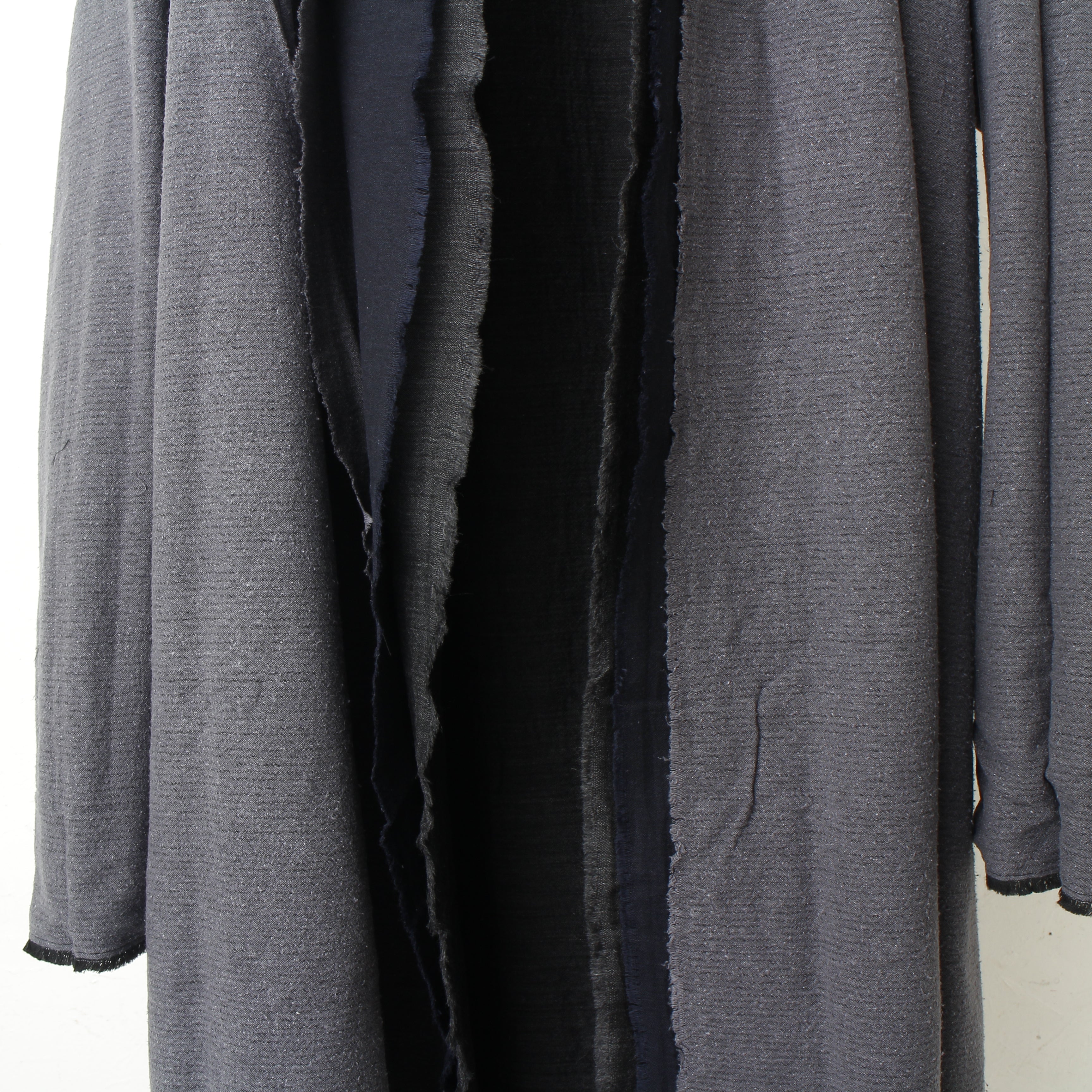 三重織綿絹毛麻ジャケット / 黒墨がさね – MIKIRIHASSHIN OFFICIAL