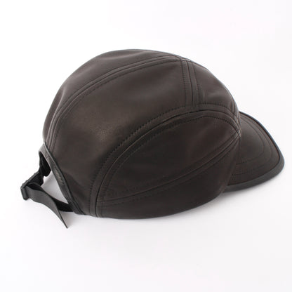 nir / patchwork leather cap